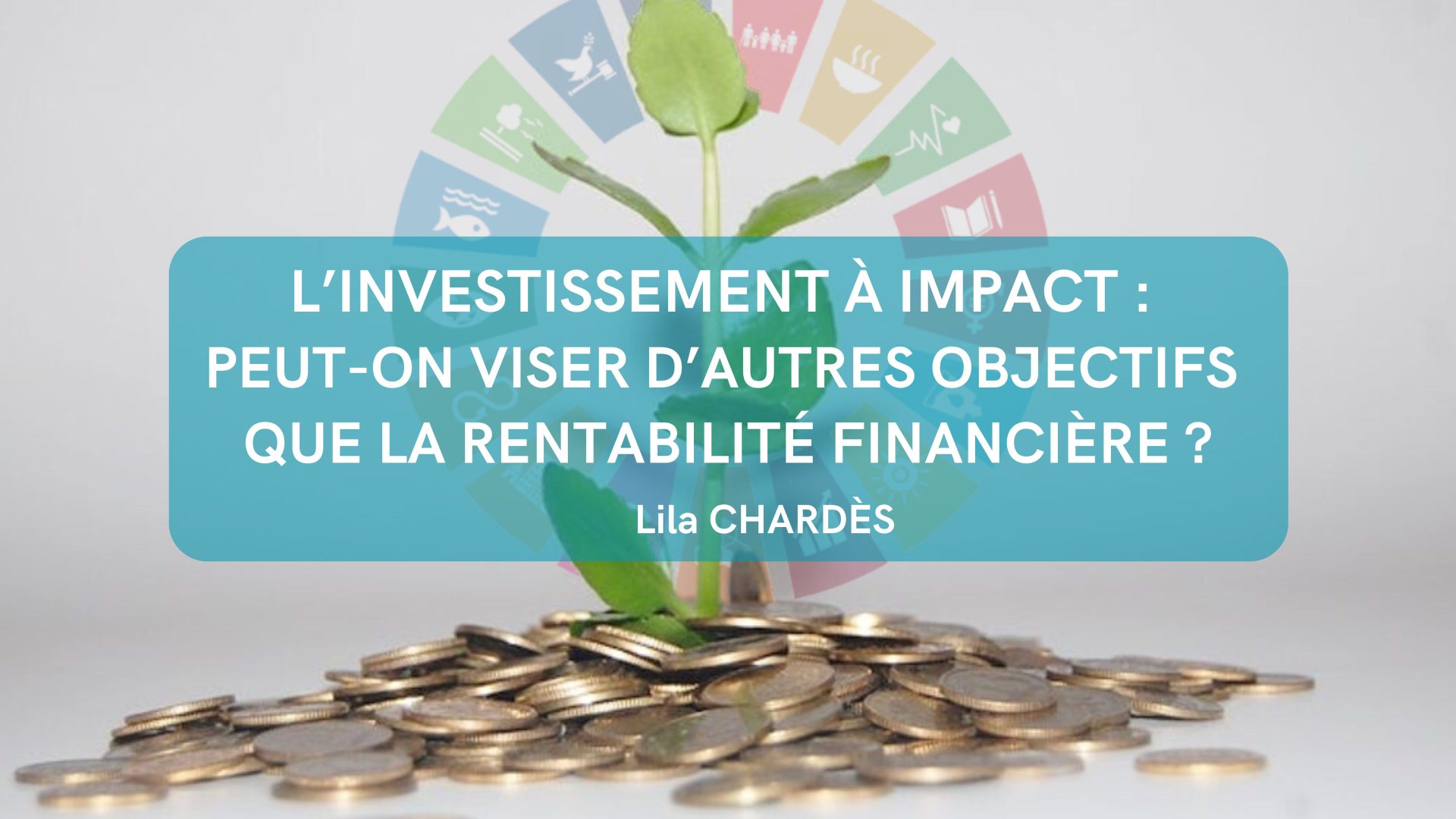 L’investissement à impact : peut-on viser d’autres objectifs que la rentabilité financière ?