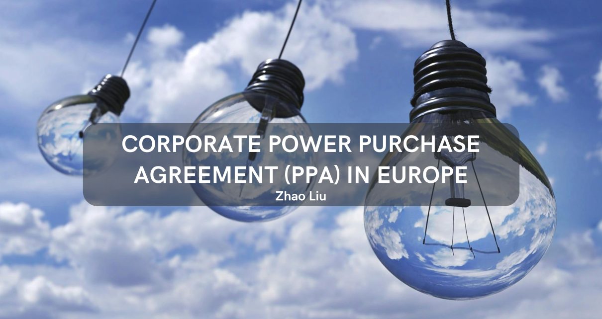 Corporate Power Purchase Agreement (PPA) in Europe