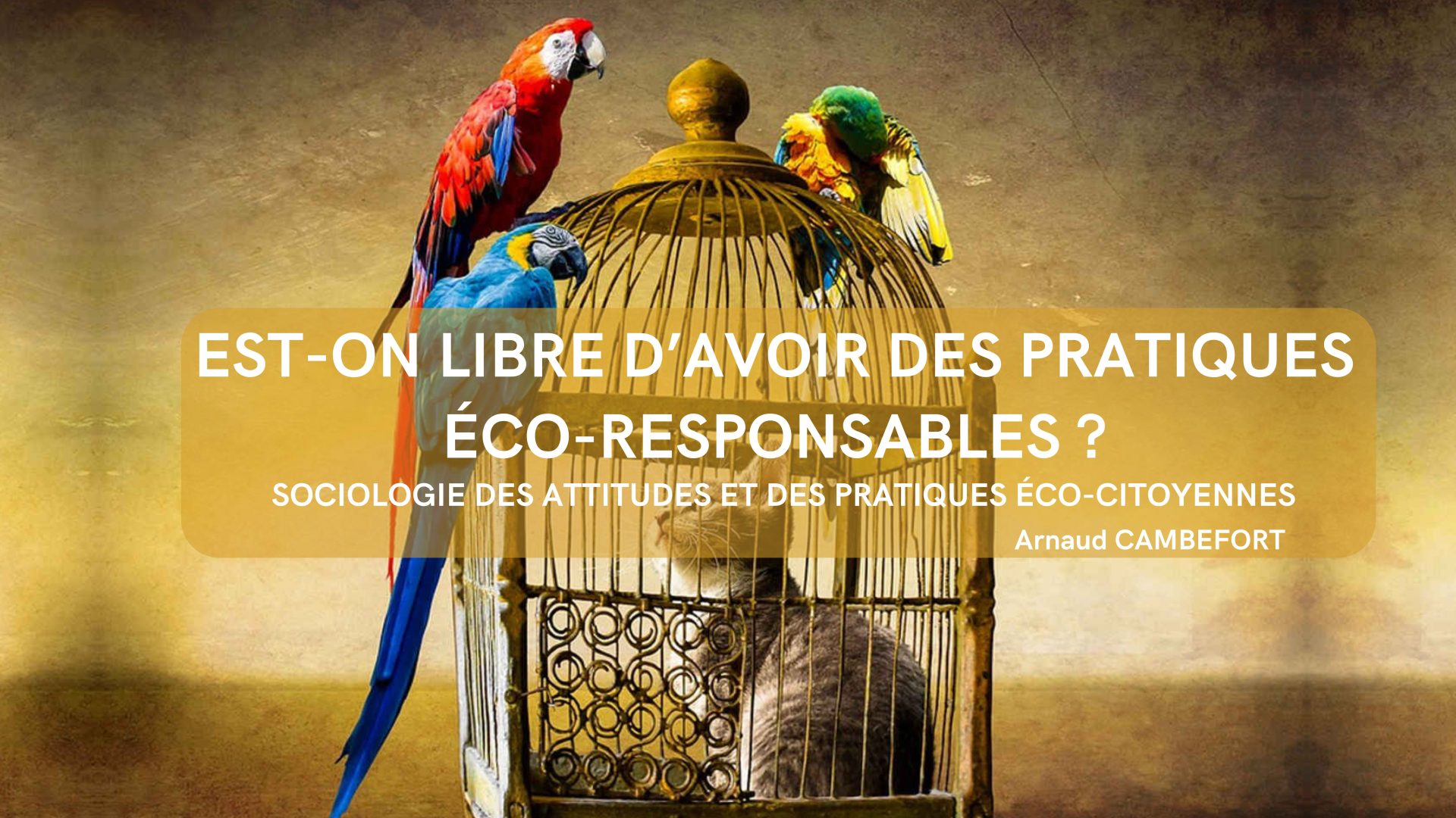 Est-on libre d’avoir des pratiques éco-responsables ? Sociologie des attitudes et des pratiques éco-citoyennes