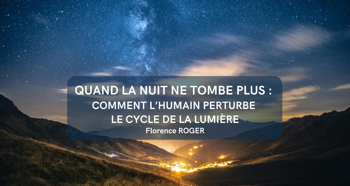 QUAND LA NUIT NE TOMBE PLUS : COMMENT L’HUMAIN PERTURBE LE CYCLE DE LA LUMIERE