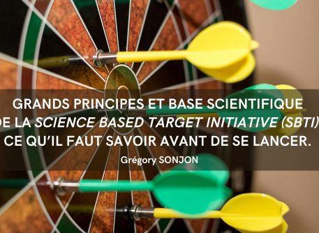 Grands principes et base scientifique de la Science Based Target initiative (SBTi) : ce qu’il faut savoir avant de se lancer. 