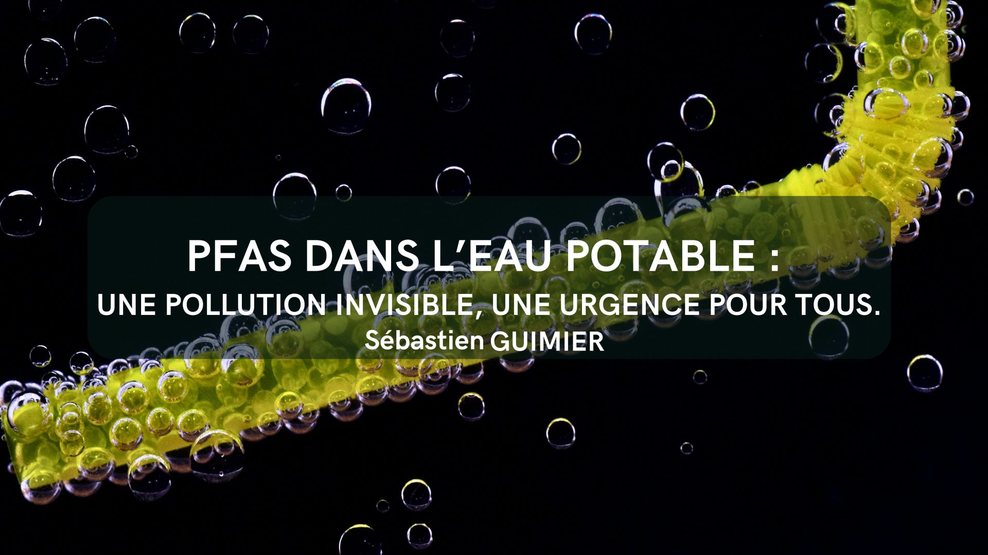 PFAS dans l’eau potable : une pollution invisible, une urgence pour tous.