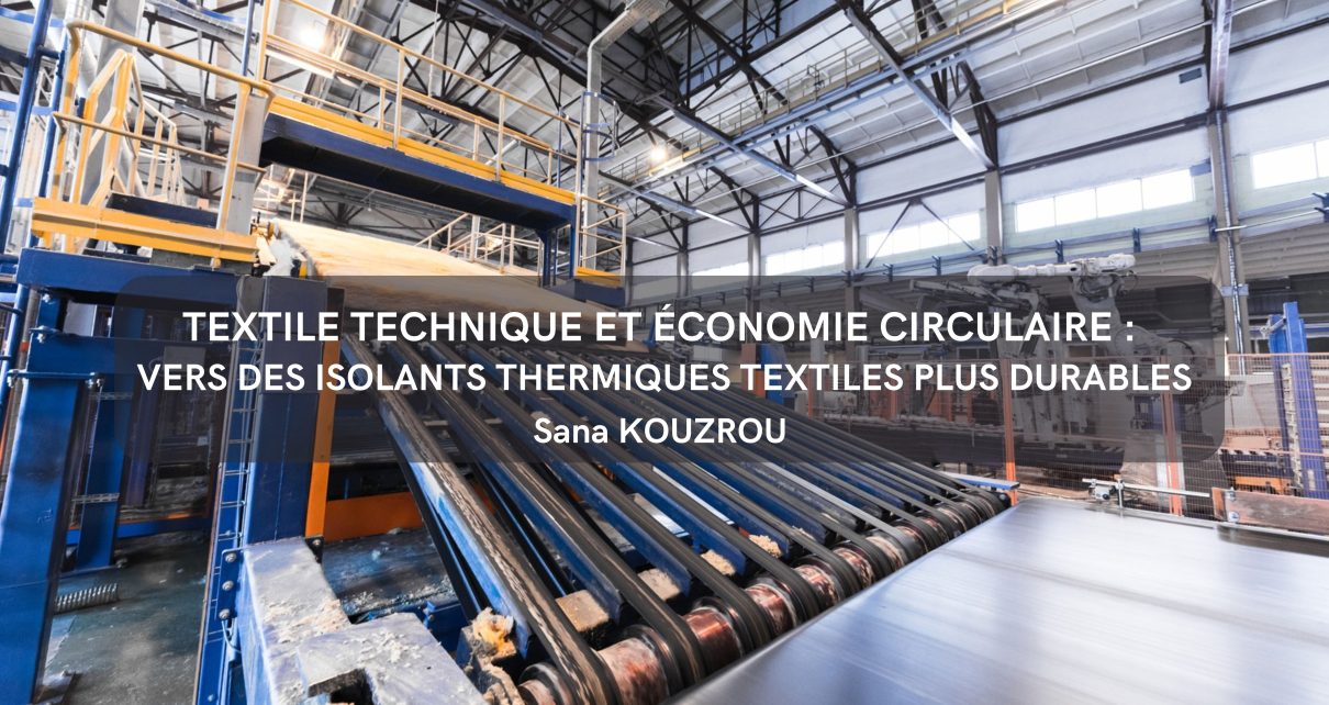 Textile technique et Économie circulaire : Vers des isolants thermiques textiles plus durables